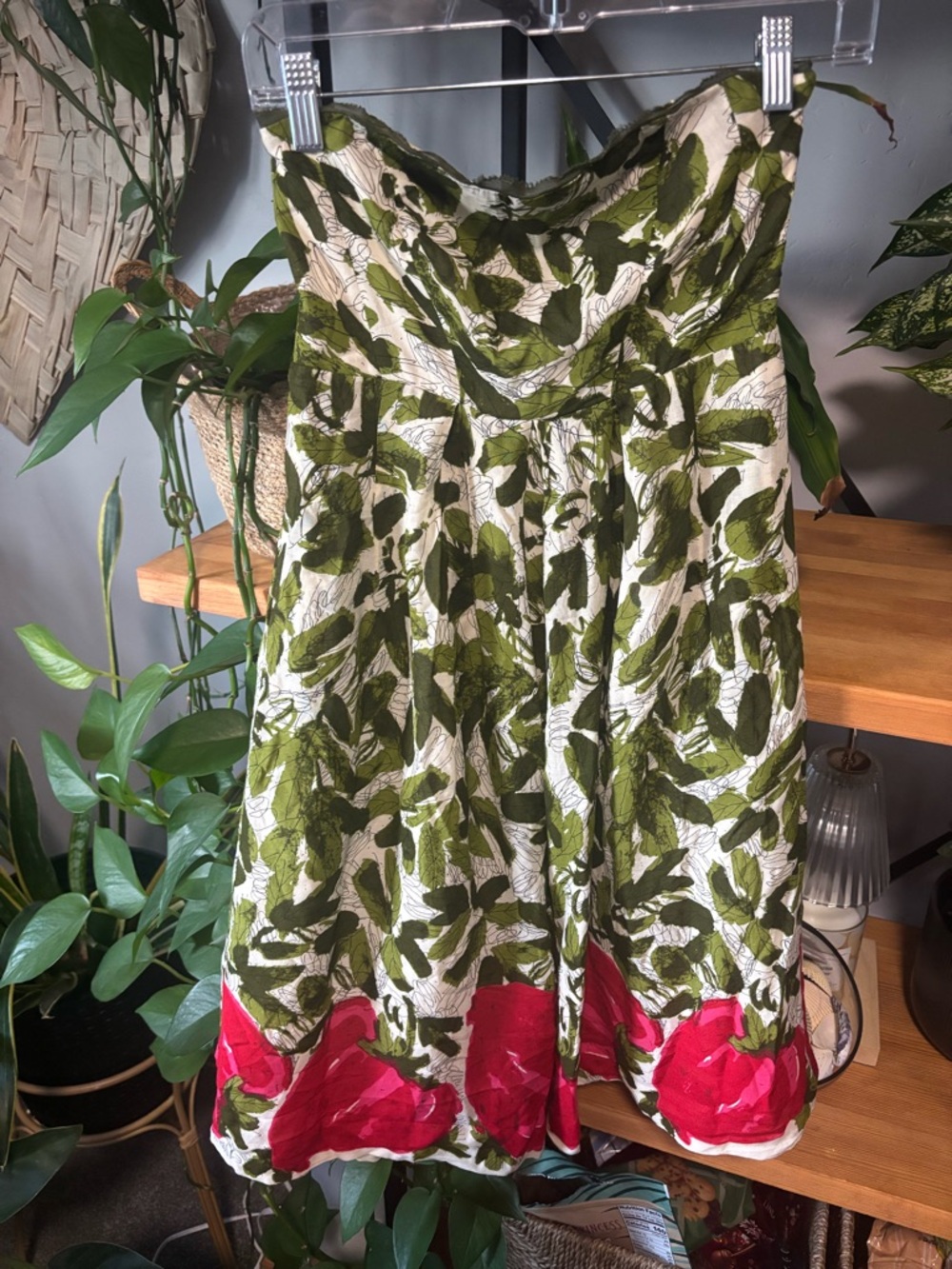 Anthropologie We Love Vera Berry Months Strawberry Dress | Size 0